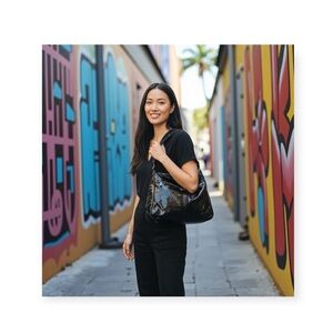 Rare: Tylie Malibu ✽ Patent Leather Exeter Bag ✽ Dark Hunter Green ✽ Handmade ✽